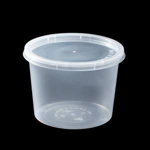 Conteneur alimentaire rond jetable en plastique PP de qualité supérieure, personnalisable en couleurs, pour exportation directe usine, vente en gros, OEM/ODM - Product Image 5