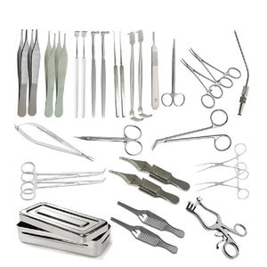 Juego de Instrumentos Quirúrgicos Vasculares de Acero Inoxidable de Alta Calidad para Cirugía de Fístula AV, 30 Piezas - Product Image 1