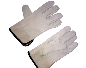 Gants de travail XL blancs en tripolymer avec manchette de sécurité anti-coupure, multi-usages, pour la construction industrielle, niveau d'impact 3 - Product Image 6