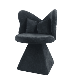 Sedia Girevole da Toeletta con Schienale a Farfalla per Sala da Pranzo, Camera da Letto, Soggiorno, Sgabello da Trucco e Tavolo da Toeletta - Product Image 5