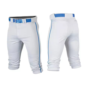 Pantalones Cortos de Béisbol para Hombre, con Dos Bolsillos Traseros, Transpirables, Ligeros, de Poliéster, con Abertura en la Parte Inferior - Product Image 6