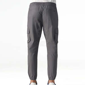 New Arrival Stylish And Durable Fabric Cargo Joggers Men With Multi Pocket Design For Casual Outdoor Wear - Product Image 2