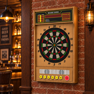 Machine à fléchettes électrique personnalisable, cible électronique pour 1 à 4 joueurs, idéale pour salle de jeux - Product Image 3