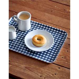 Plateau de service en métal émaillé artisanal |   Plateau à bijoux de style antique avec motif œil |   Petite assiette décorative ronde pour la maison et le bar - Product Image 4