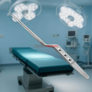 ชุดเครื่องมือผ่าตัดแบบใช้มือจับเนื้อเยื่อชนิด Bayonet Tumor Grasping Forceps ทำจากสแตนเลสสตีล ใช้ซ้ำได้ แม่นยำสูง สำหรับจับเนื้อเยื่อทางการแพทย์ - Product Image 2