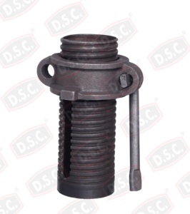 DELITE D.S.C. Manchon de support avec écrou 76 mm en fonte ductile haute résistance, composant de coffrage pour la construction, commande en gros - Product Image 3