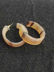 Pendientes de Cuerno Ecológicos Hechos a Mano, Ligeros, Artesanales, Joyería Moderna, Regalos de Boda, Artesanía Natural - Product Image 3