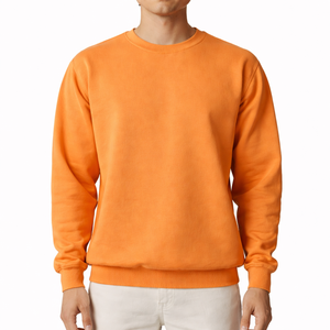 เสื้อสเวตเชิ้ตทรงปกติสำหรับทุกเพศ ใส่ได้ในฤดูใบไม้ร่วง ผลิตจากผ้าฝ้ายถัก 100% หนัก 300GSM ผ้าฟลีซ คอกลม พิมพ์ลาย สวมใส่สบาย ผลิตตามแบบ ODM ขายส่งจำนวนมาก - Product Image 4