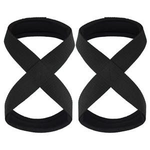 Figure 8 Weight Lifting Straps Weightlifting Powerlifting Gym Fitness Bodybuilding Neoprene Wrist Support OEM Service 2026 - Product Image 1