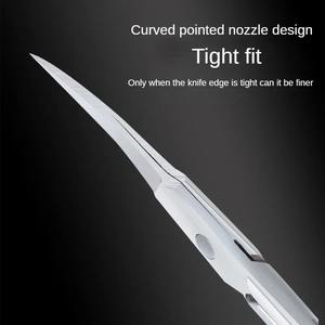 1 pièce Ciseaux à cuticules professionnels en acier inoxydable, coupe-cuticules, outils de manucure pour ongles - Product Image 2