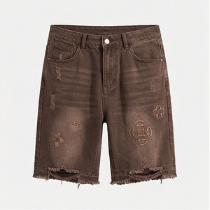 Short en jean pour homme, dernier design, respirant, confortable, tendance, décontracté, streetwear, prix raisonnable - Product Image 1