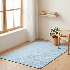 Gray Green Black Striped 2x3 Cotton Area Rug Rectangle Sustainable Lightweight Flat Weave Modern Living Room Non Slip Cotton <b>Mat</b> - Product Image 6