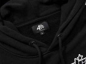 Ensemble de survêtement unisexe noir à capuche pour homme avec bandes latérales blanches, sweat-shirt et pantalon long, streetwear décontracté, survêtements de sport - Product Image 4