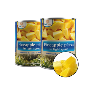 Big Sale Made In Vietnam Deeply Sweet Canned <b>Pineapple</b> Chunks in <b>Light</b> Syrup Packed in Various Size Can - Product Image 1