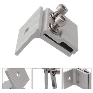 VNTECH GLOBAL - Abrazadera de Montaje para Techo Metálico con Costura Industrial, Aleación de Aluminio A6005-T6, Soporte de Montaje para Panel Solar - Product Image 4