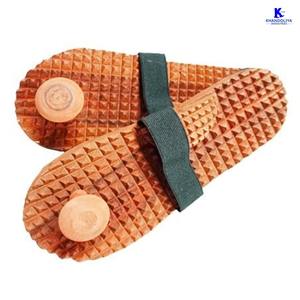 Pantuflas de Madera K-Star K375 para Acupresión, Calzado Tradicional de Reflexología para Alivio del Dolor, Corrección de Postura y Bienestar - Product Image 1