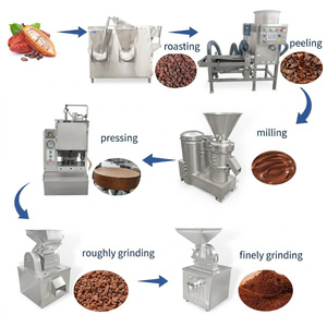 Making Machine Line Cocoa Butter Powder Processing Plant High Quality 22KW Liquor/Mass Cacao Bean Nibs Cocoa <b>Paste</b> Production - Product Image 1