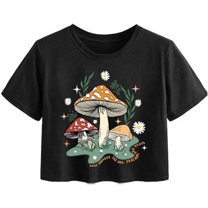 Camisa Corta con Estampado a Cuadros para Mujer, Top Casual Moderno - Product Image 4