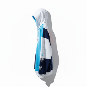 Sudadera con Capucha Oversize Personalizada con Logo, Estilo Urbano, Bloques de Color, Patchwork, Forro Polar de Algodón Pesado, Unisex, Venta al por Mayor - Product Image 2