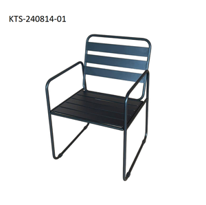 Silla Metálica para Exteriores, Estructura de Acero, Diseño Minimalista, Resistente al Agua, Muebles Duraderos - Product Image 1