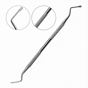 เครื่องมือขูดกระดูกลูคัส # เครื่องมือผ่าตัดทางทันตกรรมแบบใช้มือ 87 ชิ้น ปลายช้อนเรียบขนาด 3.8 มม. สำหรับขูดกระดูก ได้รับมาตรฐาน CE - Product Image 2