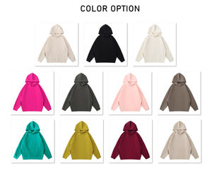 Sudaderas con Capucha y Sudaderas de Felpa 100% Algodón Personalizadas de Invierno, Bordadas, Transpirables, Unisex, Tallas Grandes, con Bolsillo - Product Image 3