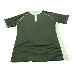 Camiseta de Manga Corta para Hombre, Cuello Redondo, Color Marrón, con Ribete en Contraste, Tejido de Poliéster, Corte Regular, Estilo Casual, Color Sólido - Product Image 2