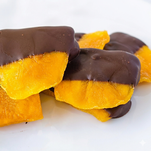 Bloques de Mango Bañados en Chocolate, Fruta Preservada, Snacks Dulces, Bloques Procesados en Sirope - Product Image 1