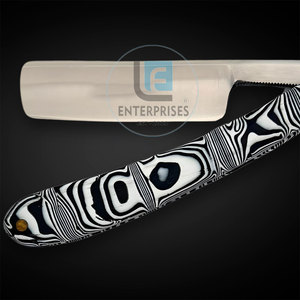 Good Selling New Style Light Weight Custom Size High Quality Stainless Steel Wood Handle Durable <b>Straight</b> Shaving <b>Razors</b> - Product Image 5