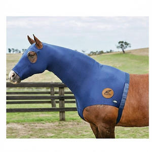 Máscara Protectora Contra Moscas de Alta Calidad, Cómoda Máscara Contra Moscas para Caballos con Orejas, Máscara Contra Moscas Transpirable y Elástica con Cubiertas de Malla para los Ojos - Product Image 1