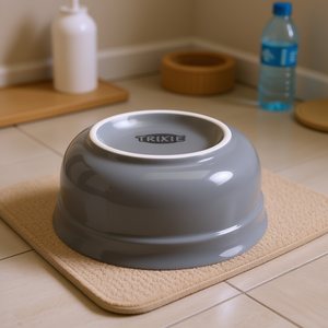 Gamelle pour animaux de compagnie Trixie 0,6 L grise antidérapante pour l'alimentation des animaux - Product Image 3