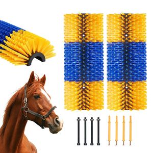 Durable Rubber Equine Grooming Curry Comb Horse Shedding Coat <b>Massage</b> Cleaning Stable Tool Heavy Duty Horse Grooming Curry Comb - Product Image 2
