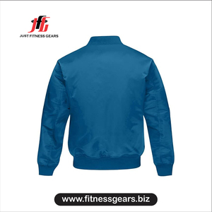 Chaqueta bomber rosa impermeable para hombre Chaqueta bomber impermeable para niños Chaqueta bomber lisa para niños - Product Image 2