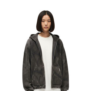 Conjunto de Sudadera con Capucha y Pantalones Cortos con Estampado Personalizado, Lavado Vintage, 100% Algodón, Calidad Premium, Ropa Urbana Unisex para Verano - Product Image 6