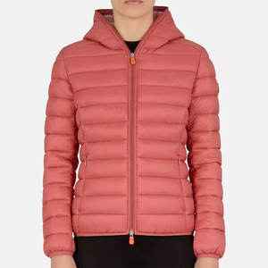 Stylish <b>Women's</b> Hooded Reversible <b>Waterproof</b> Winter <b>Thin</b> Bubble Faux Fur Trim Down <b>Jacket</b> Wholesale Padded Coat Vendors - Product Image 3