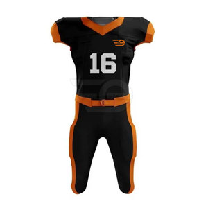 Uniforme de football américain durable, léger, pour joueur, équipe, manches courtes, vêtements de sport d'entraînement pour hommes - Product Image 2