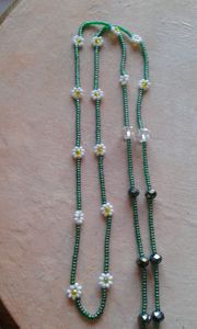 Colorful Handmade Beaded Embroidery <b>Lanyard</b> <b>for</b> Office School ID Card and <b>Keys</b> - Product Image 3
