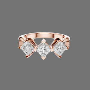 Mocha jewels 14K CZ Diamond Ring para mujer Luxury Cocktail Style Gift Jewelry - Product Image 1