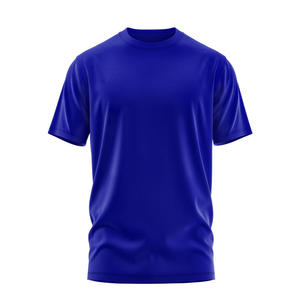 T-shirt décontracté pour homme en coton noir à manches courtes, col rond, coupe classique, couleur unie, tricot jersey, style uni teint - Product Image 5