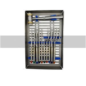 Osteotomías de punta de tornillo calibradas cóncavas de acero de 11 piezas rectas y curvas para equipo y accesorio de terapia Manual de elevación sinusal - Product Image 4