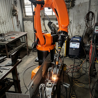 Robot de soudage automatique Xarp 6 axes CO2 MIG MAG, bras robotique de soudage pour le soudage de tubes en acier au carbone et en acier inoxydable
