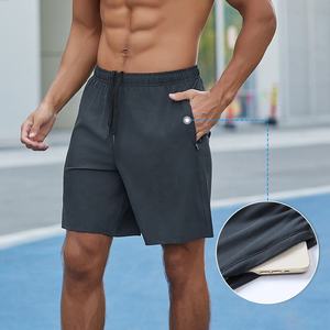 Shorts de sport pour hommes de haute qualité, pour la gym, le basketball, avec cordon de serrage, respirants, séchage rapide, écologiques - Product Image 3