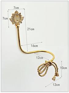 Sujetador de cortina de lujo estilo nudo para decoración de ventanas, ideal para ocasiones especiales y uso diario en interiores. - Product Image 5