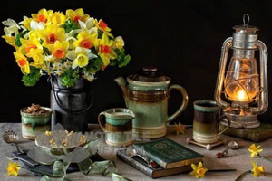 Still Life Wall Tile Mural - Product Image 2