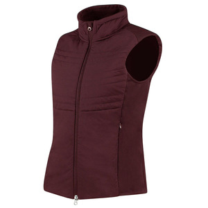 Gilet matelassé en polyester 2026 pour femme, sans manches, coupe-vent, camouflage rayé, tricoté, grandes tailles - Product Image 3