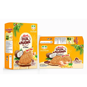 <b>Wholesale</b> QUYTHU Ginger Baked Coconut Cracker 150g Crispy Ginger Coconut Snack Competitive Price Export - Product Image 1
