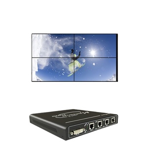 Hỗ trợ 2x2 1x4 4x1 1x3 3x1 chế độ ngang/dọc màn hình thiết lập đa hiển thị 4K HDMI/DP video tường Bộ xử lý - Product Image 5