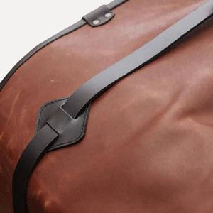 Sac de transport pour bûches en bois véritable en cuir, robuste, fait main, style vintage, LWC-0065 - Product Image 6