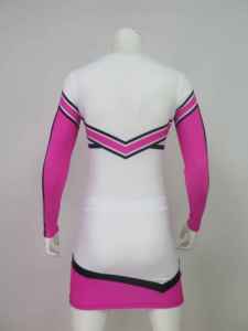 ชุดยูนิฟอร์มเชียร์ลีดเดอร์สำหรับผู้ใหญ่แบบสั่งทำพิเศษของ Solid Traders พร้อมโลโก้ด้านหน้า ผลิตจากโพลีเอสเตอร์ 100% พิมพ์ลายดิจิทัล - Product Image 3