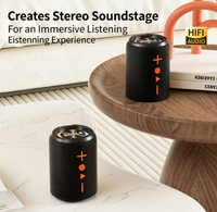 TX9 20W BT 5.3 Speaker Silinder Portabel IPX6 Tahan Air TWS Lampu RGB Mendukung Musik Lossless Perangkat Speaker Nirkabel Luar Ruangan